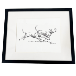 Hunting Dog Art | Double U Hunting Supply