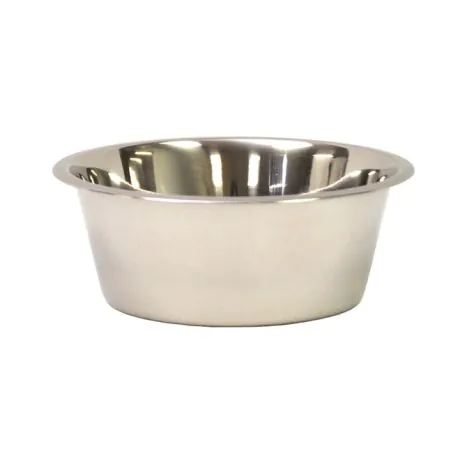 2 Qt Stainless Steel Dog Bowl | Easy Clean Hound Feeder | Double U Hunting  Supply