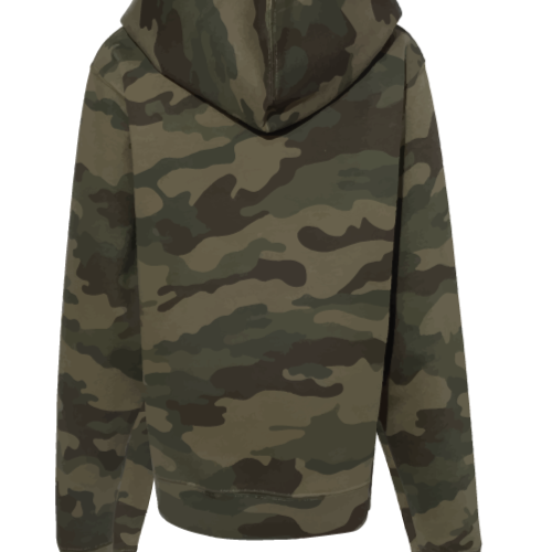 Youth Hooded Sweatshirt-Forest Camo-SS4001Y-Large