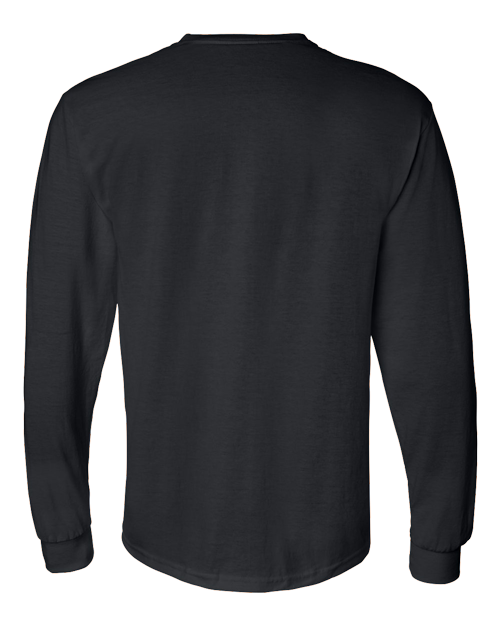 Adult Long Sleeve T-Shirt-Black-3XL