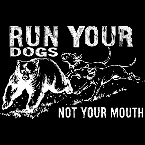 Bear Run Your Dogs-White
