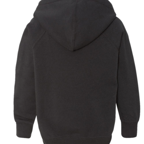 Toddler Raglan Sweatshirt-Black-Toddler 5/6T