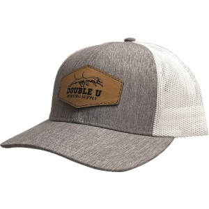 Double U Leather Patch Hat