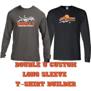 Double U Long Sleeve T-Shirt Builder