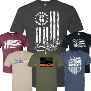 Double U Patriotic T-Shirt Builder