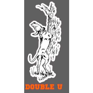 Double U Tree Hugger Premium High Tack Decal