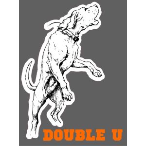 Double U Treed Jump Premium High Tack Decal
