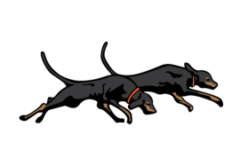 Double U Hound Breeds Premium Decal