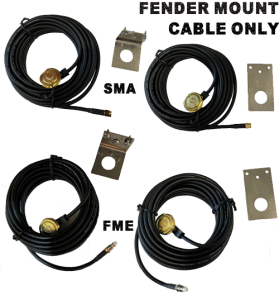 Fender Mount Cable Only for Long Range Truck Mount Antennas