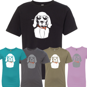 Double U Youth 'Aviator Dog' Shirt