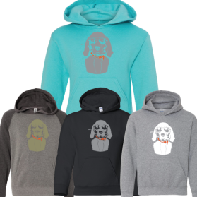 Double U Youth 'Aviator Dog' Sweatshirt