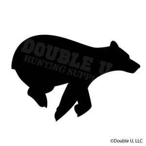 Double U Bear Running Decal