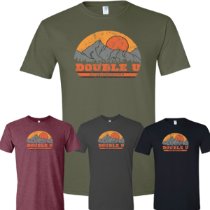 Double U 'Vintage Mountain Sunrise' Hound Shirt