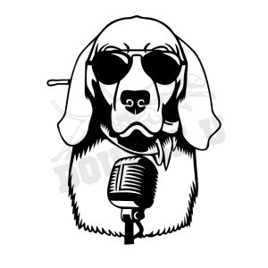 Double U Podcast Hound Dog Decal