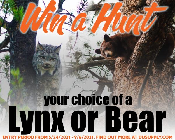 Win a Lynx or Bear Hunt!