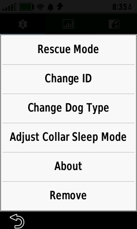 Screenshot of TT15x Sleep Mode